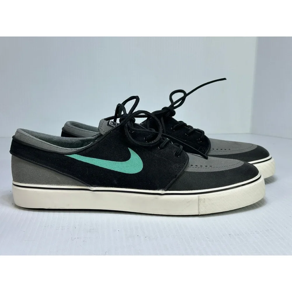 Nike SB Stefan Janoski Zoom Air Anthracite Black Crystal Mint 631298-031 Mens 11